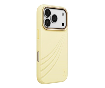 Etui / obudowa na smartfona Uniq Coehl Serina do iPhone 18 Pro Magnetic żółty